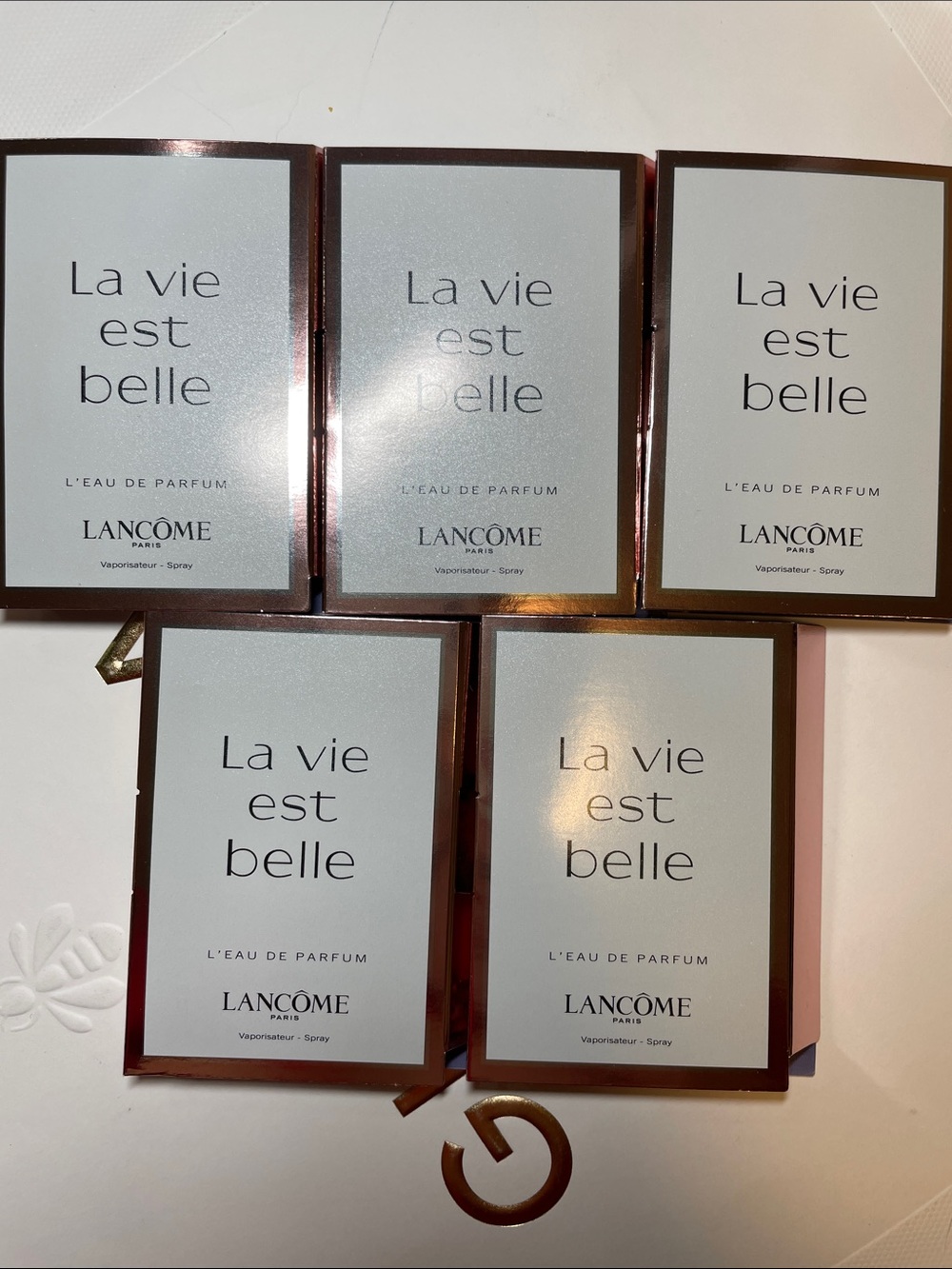 5 pieces Lancôme La Vie Est Belle samples spray set